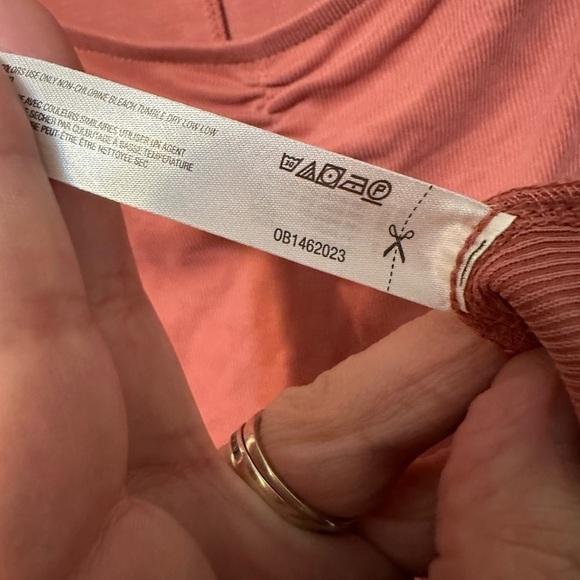 Free People Intimately Inner Circle Long Sleeve‎ Red Clover Size Large OB1462023 - Picture 5 of 6